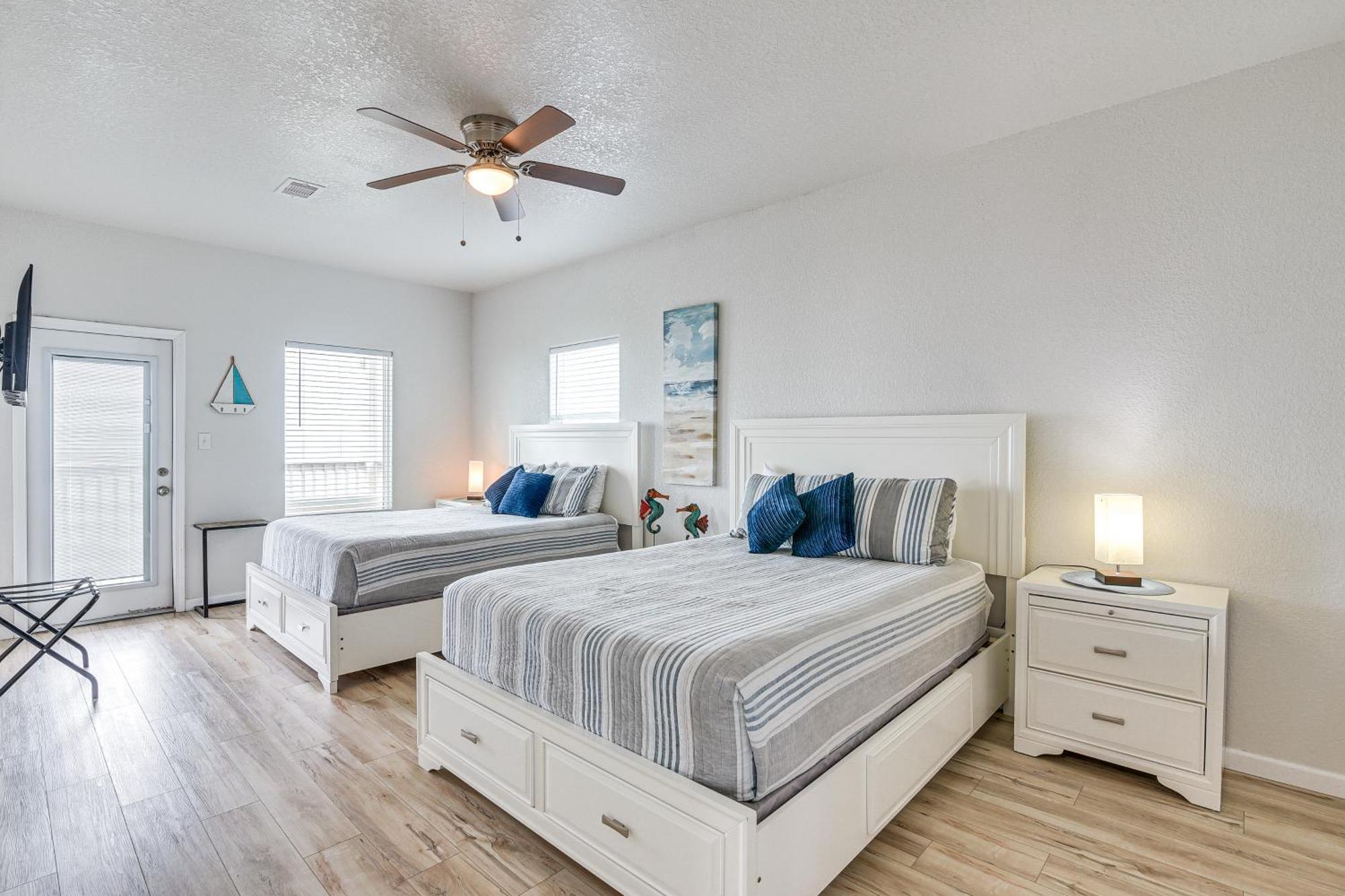 Beachfront Texas Retreat - 2 Decks, Patio And Views! Surfside Beach Luaran gambar